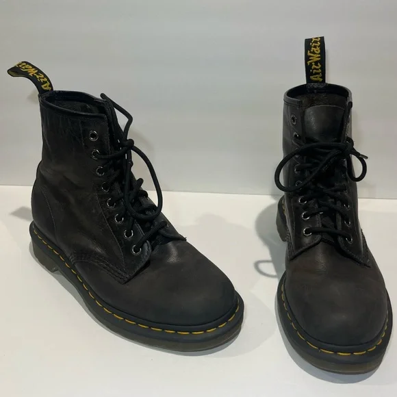 Dr. Martens | Shoes | Dr Martens Black Leather Combat Boots  display picture 1